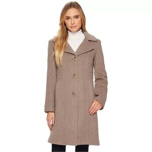 Anne Klein wool cashmere blend walker coat / peacoat